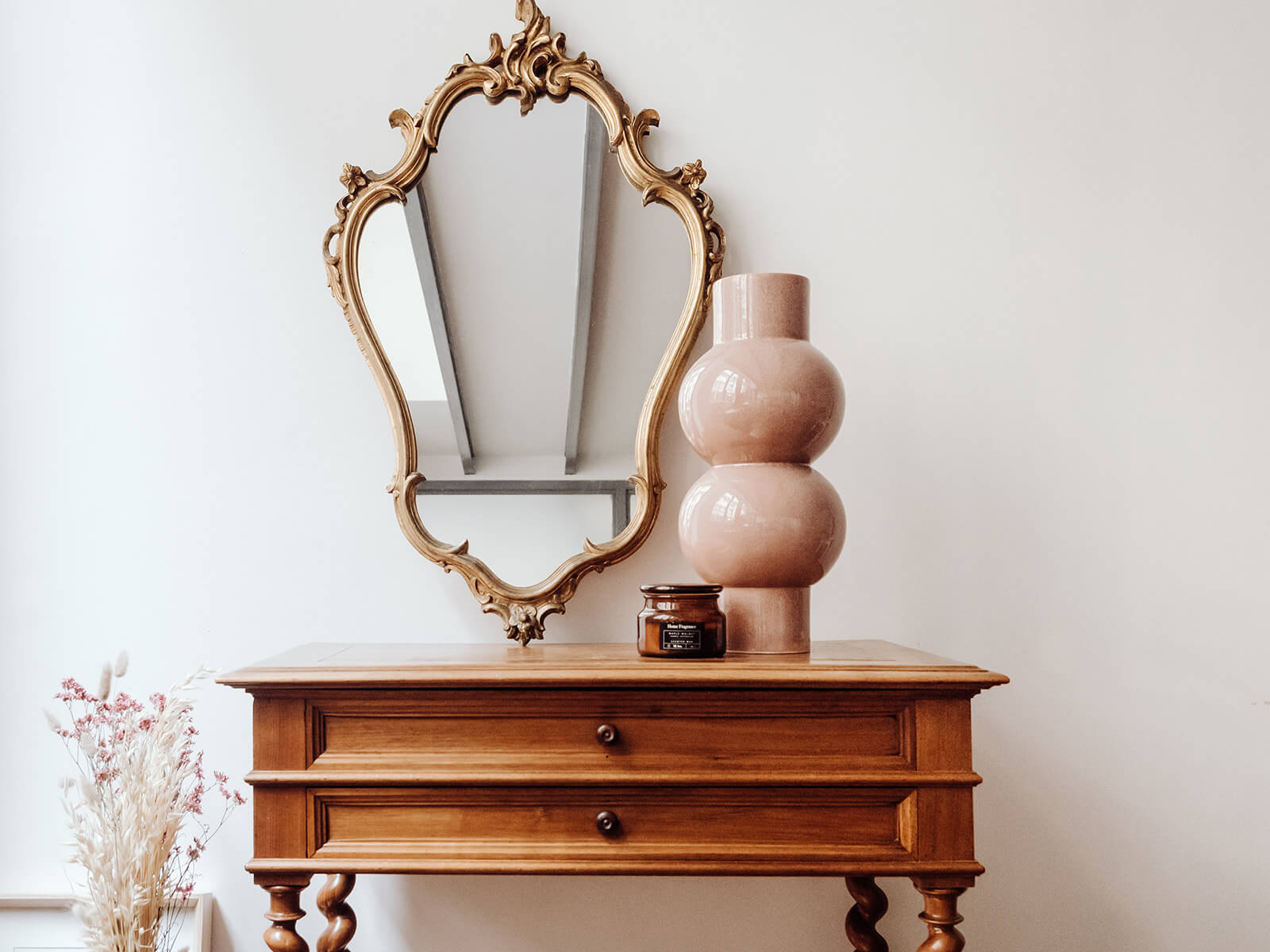 Miroir ancien doré