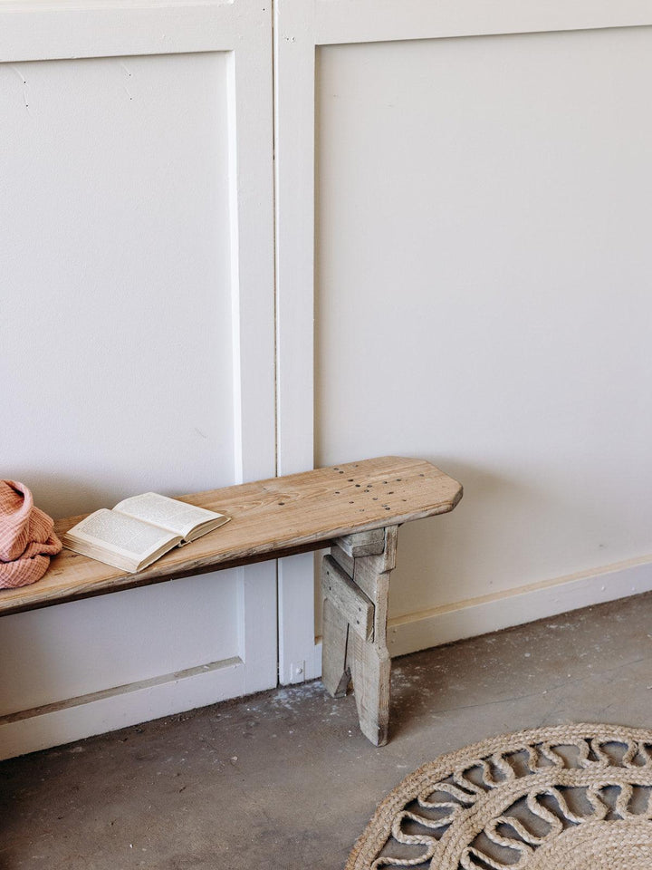 Antoine, le banc en bois clair N°52