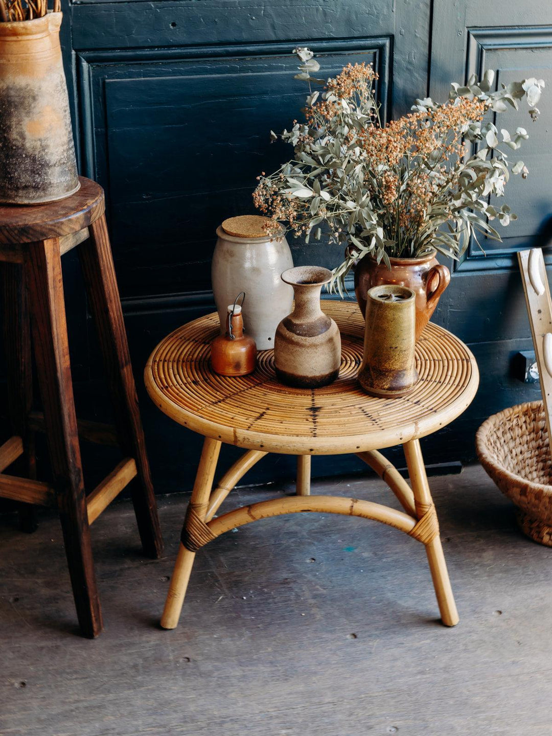 Nadine, la table basse en rotin N°22