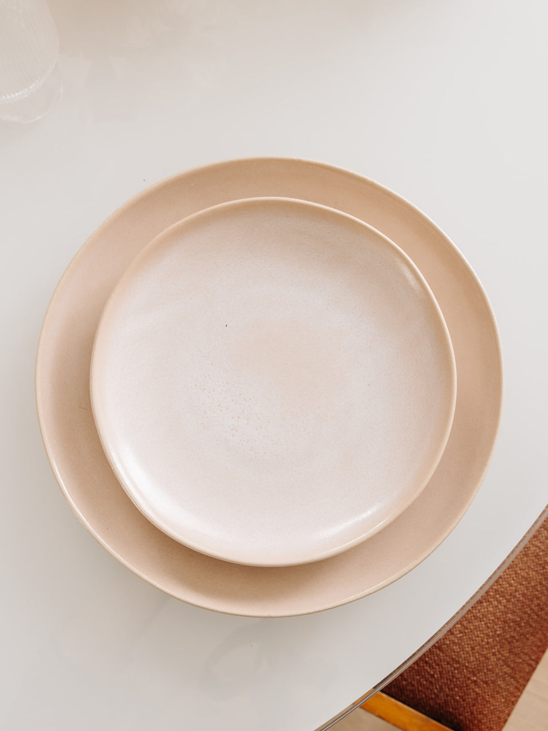 Bianca, the pink stoneware plate