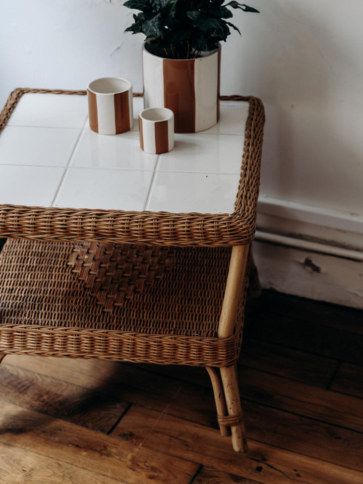 Nadine, the rattan coffee table N°24