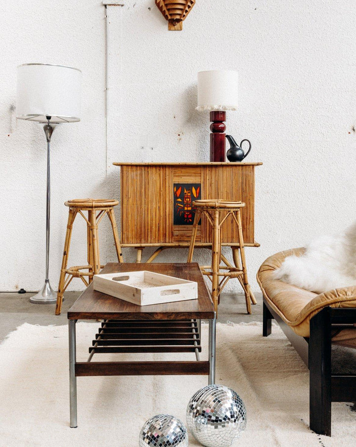 Bob, the rattan bar and stools No. 3