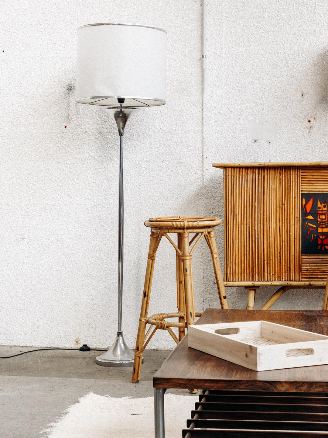 Bob, the rattan bar and stools No. 3