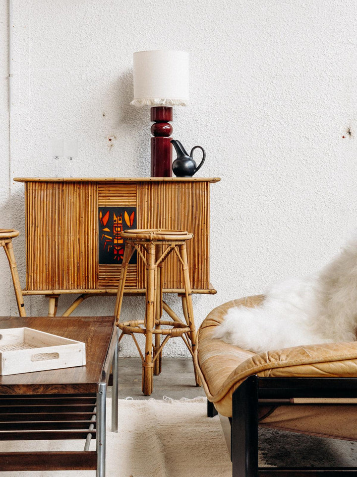 Bob, the rattan bar and stools No. 3