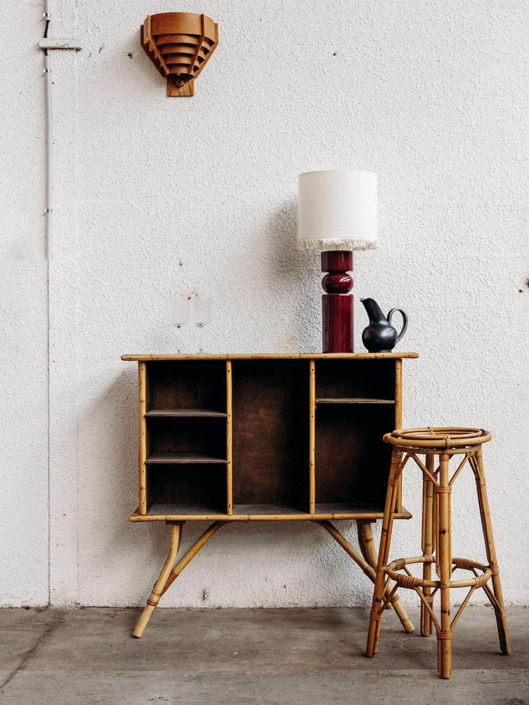 Bob, the rattan bar and stools No. 3