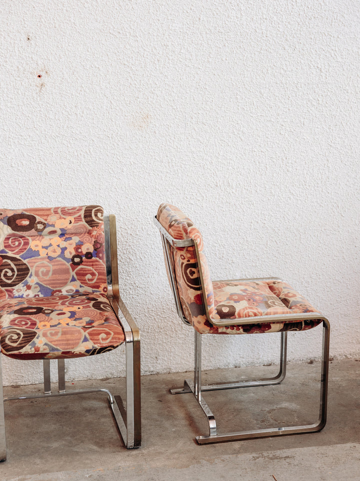 Diana, set of two metal chairs No. 33