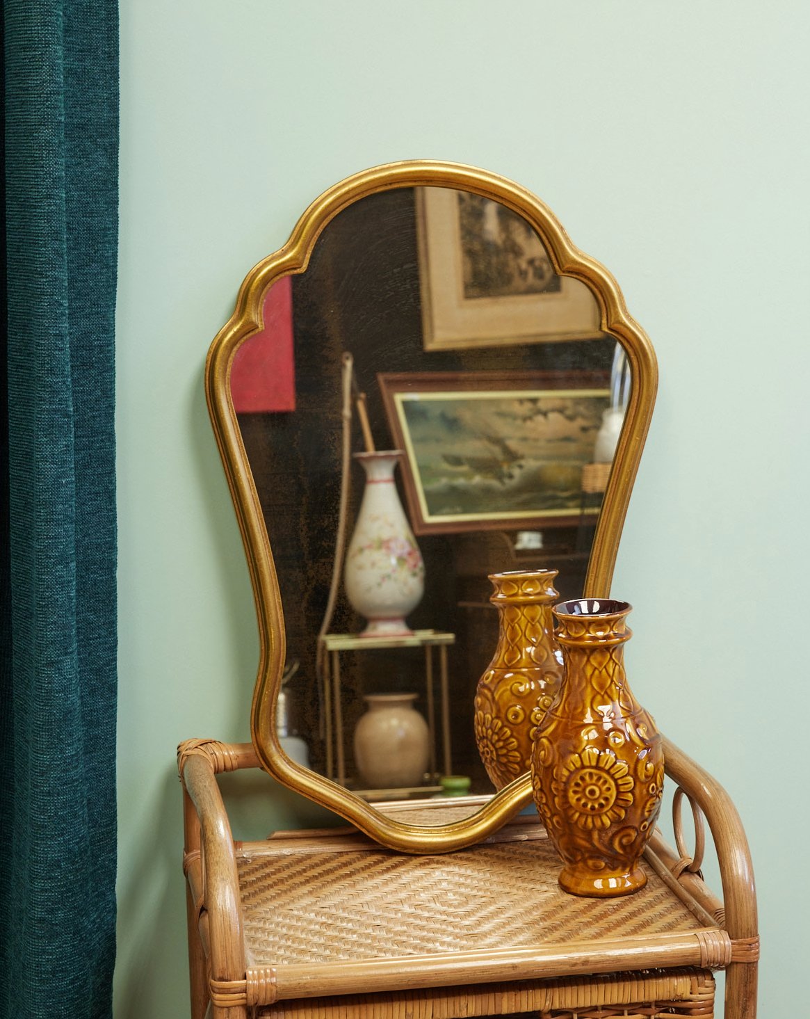 georges-miroir-platre-doré-ancien-1473-1