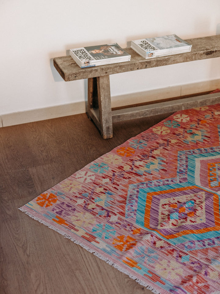 eddy-tapis-kilim-laine-rose-bleu-365-4
