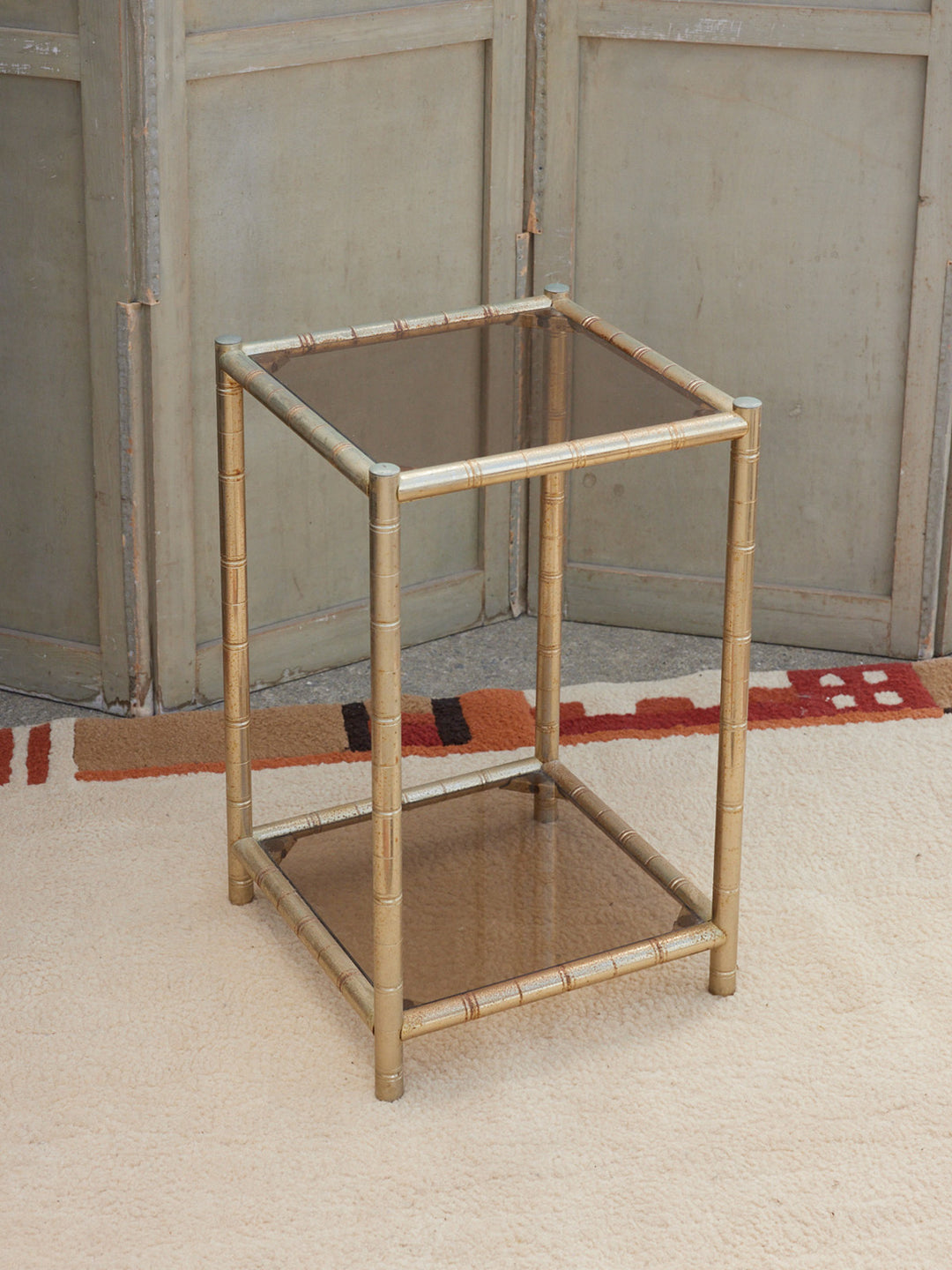 hanna-table-appoint-metal-doré-bambou-vintage-1623-2