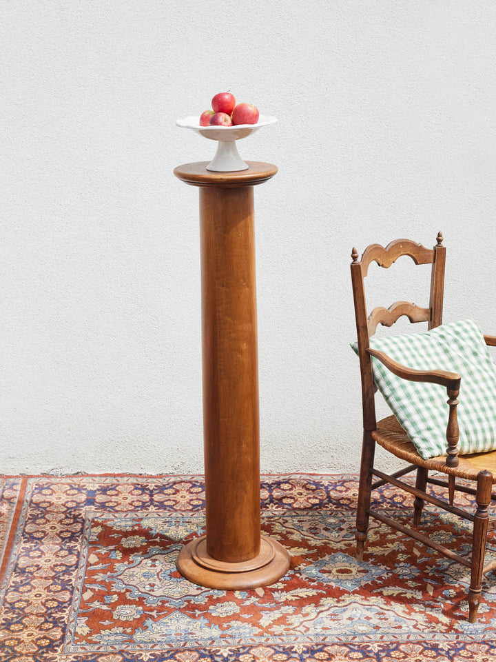 francine-table-appoint-bois-colonne-vintage-1407-2