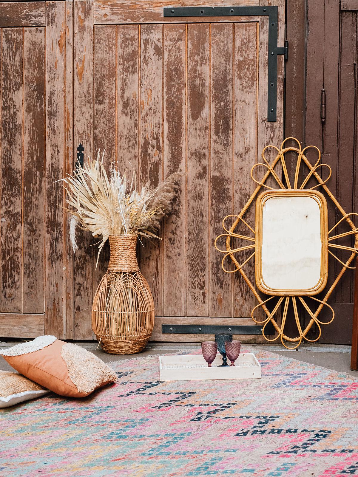 Daniel, le miroir en rotin - Debongout