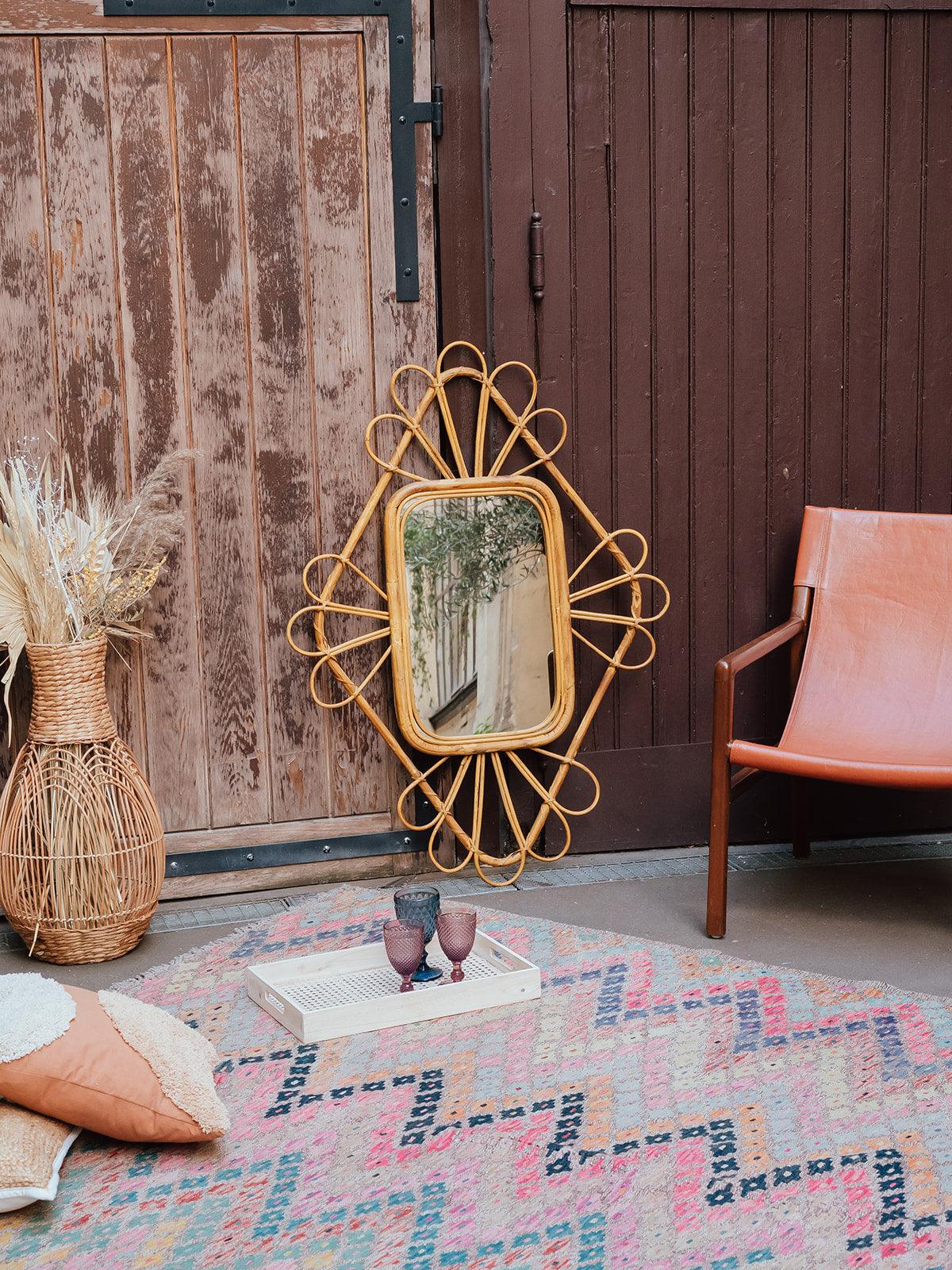 Daniel, le miroir en rotin - Debongout