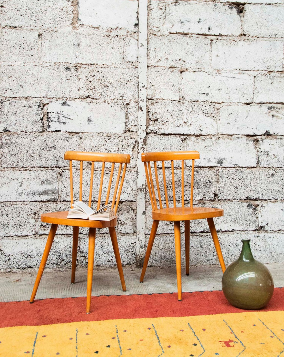 Our mottled seats