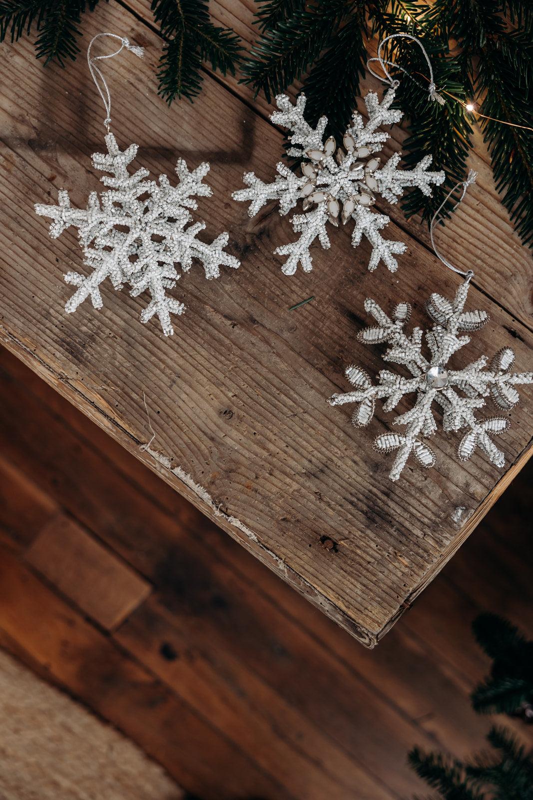 Joséphine, le set de 3 décorations de Noël - Debongout