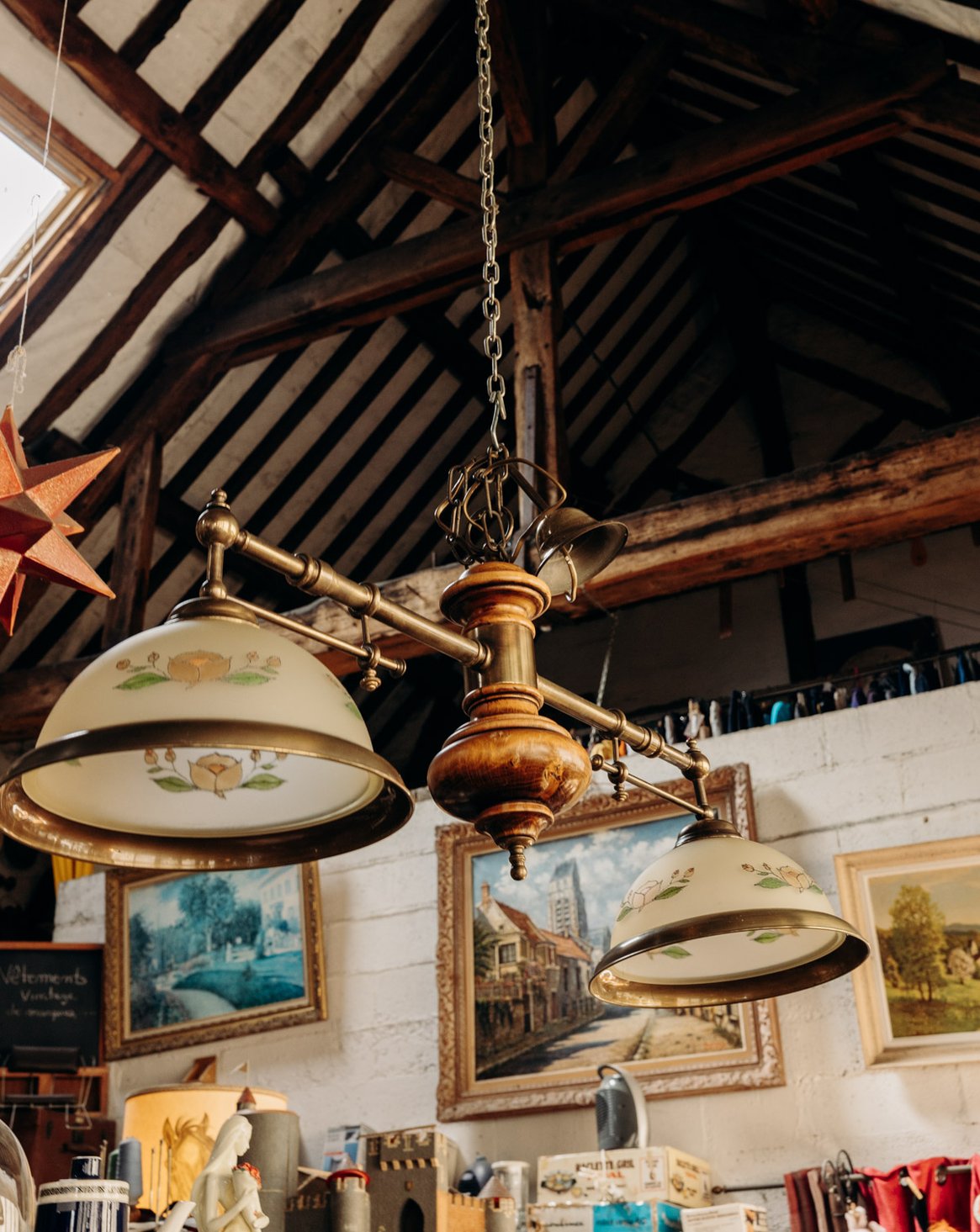 Our vintage lighting