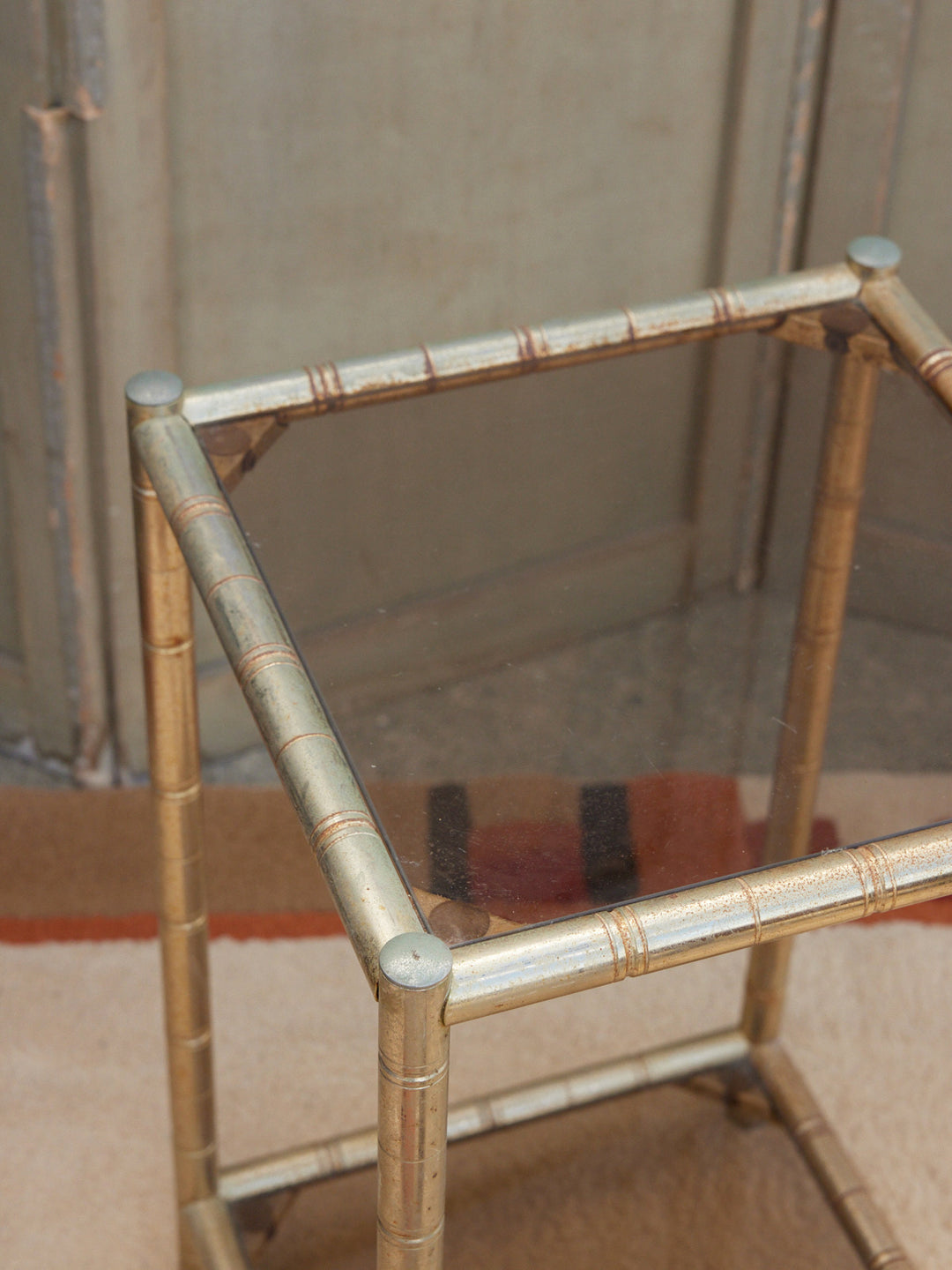 hanna-table-appoint-metal-doré-bambou-vintage-1623-3
